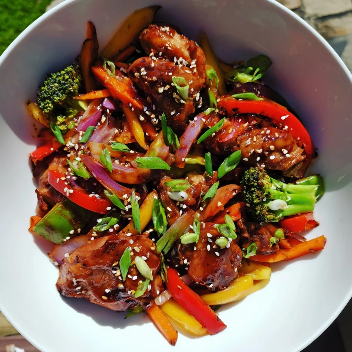 Sheet Pan Chicken Stir-Fry