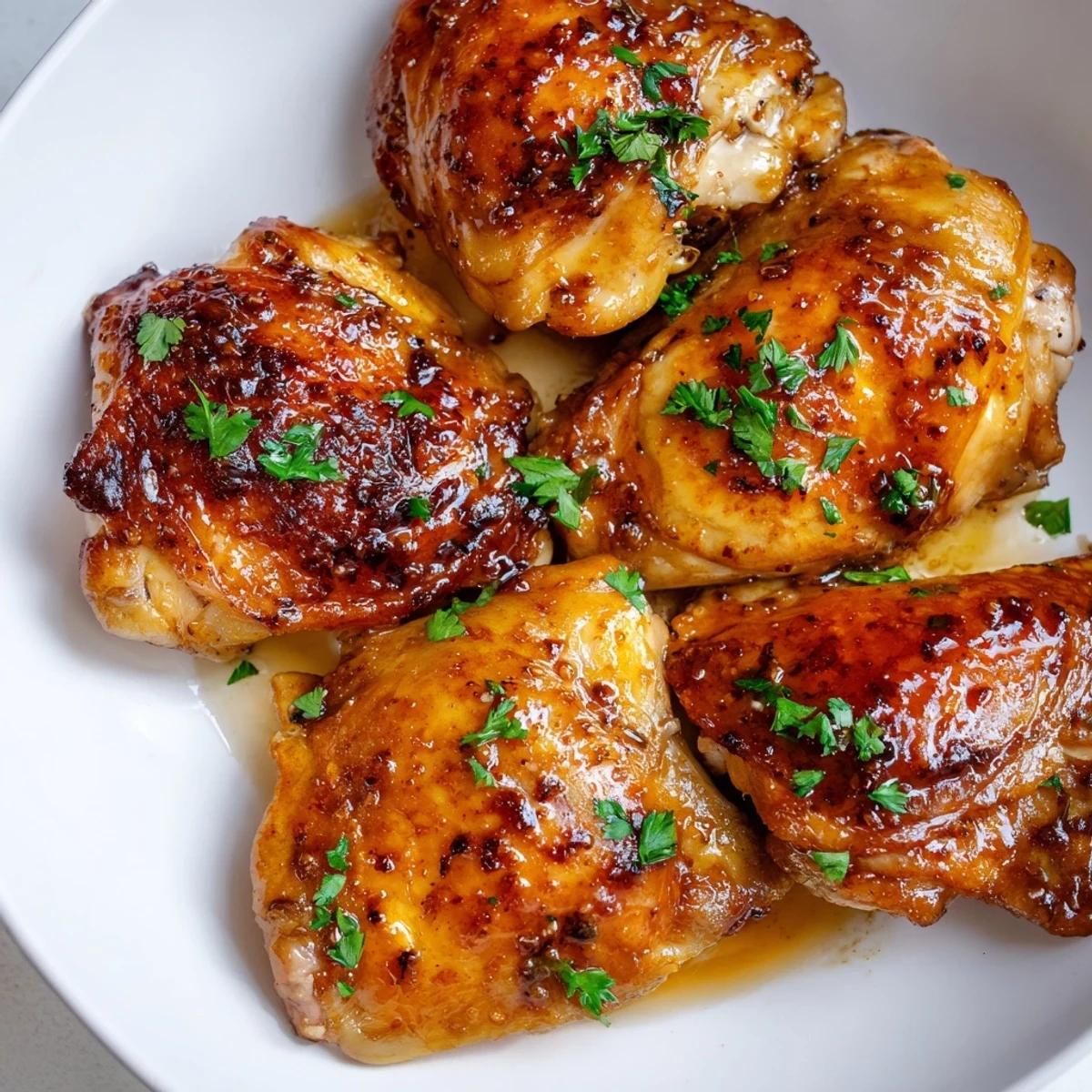 Golden-brown Jam in Coffee Style Glazed Chicken, enticing the senses with a glistening glaze and tender meat.