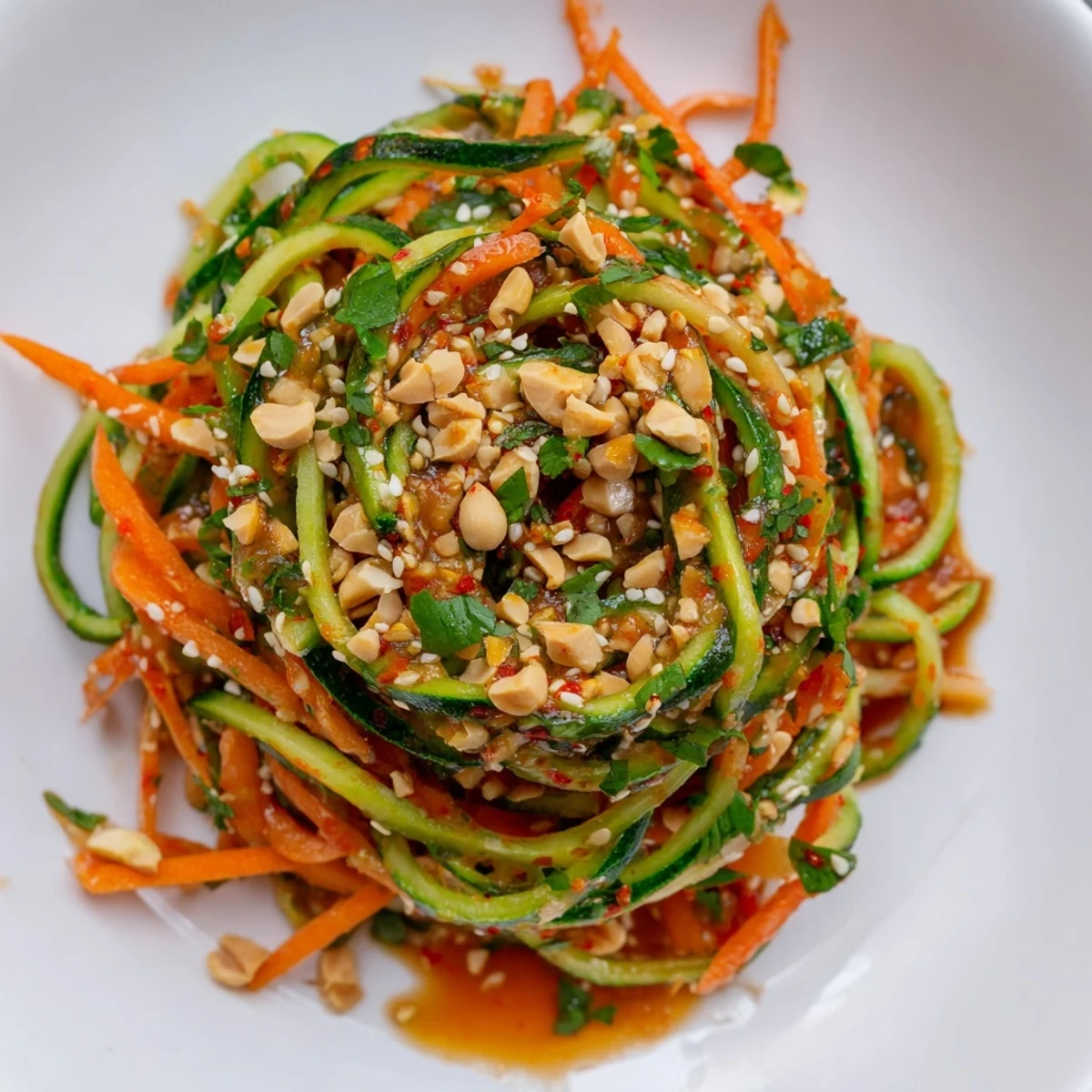Spicy Cucumber Noodle Bowl