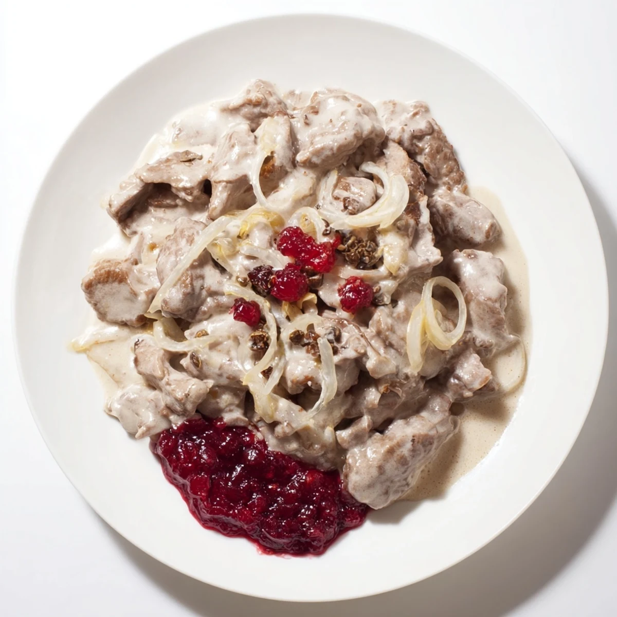Imagine the amazing aroma of this Finnish Reindeer Stew, served with fluffy mashed potatoes.