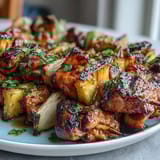 Grilled Pineapple Chicken Skewers