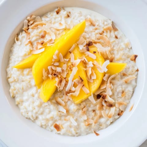 Creamy Toasted Coconut Rice Pudding: This dessert boasts rich coconut flavor and aromatic cinnamon.