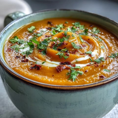 Steaming Carrot, Celeriac and Chilli Soup in a rustic bowl, featuring diced carrots and celeriac, served alongside gluten-free bread for dipping.