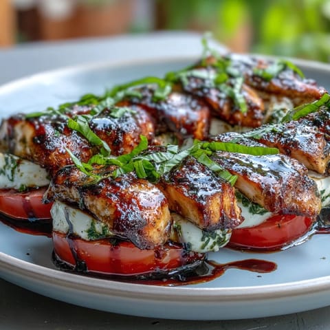 Grilled Chicken Caprese Salad