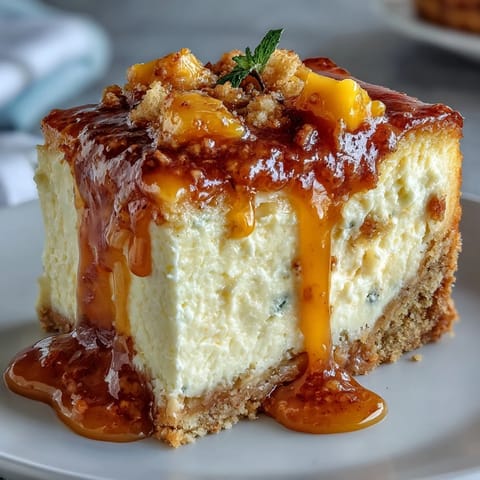 Luscious Mango Cheesecake Swirl