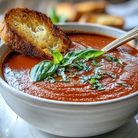 Creamy Tomato Basil Soup