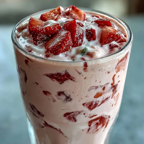 Strawberry Shortcake Protein Smoothie