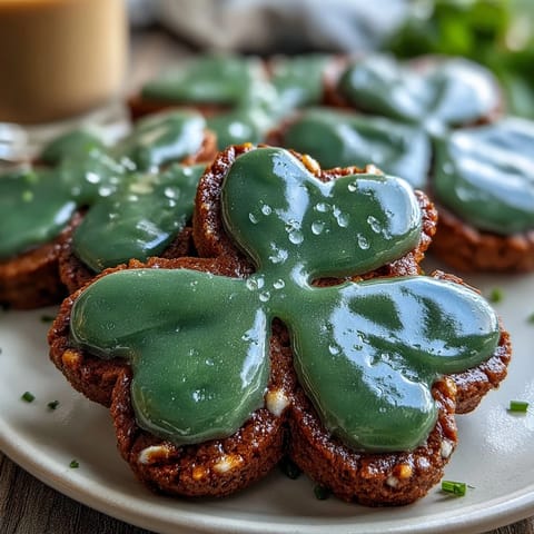 Shamrock Sugar Cookies Green