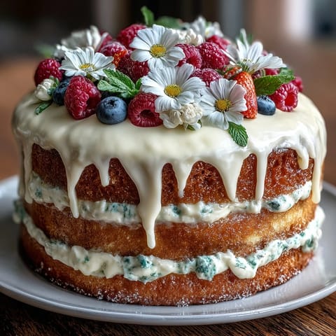 Spring Birthday Sheet Cake