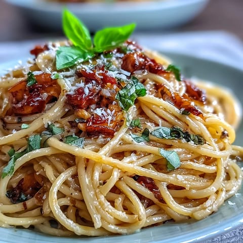 Creamy Tomato Basil Pasta in a vibrant pot, ready for a delicious dinner.