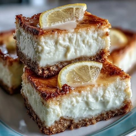 No bake skyr lemon cheesecake bars, perfectly chilled, rich, citrusy, and smooth.
