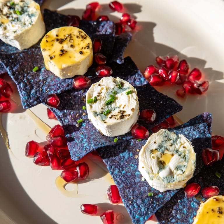 Arrange the chilled cheeses, like rounds from a river crossing, for this easy Stepping Stones appetizer platter.