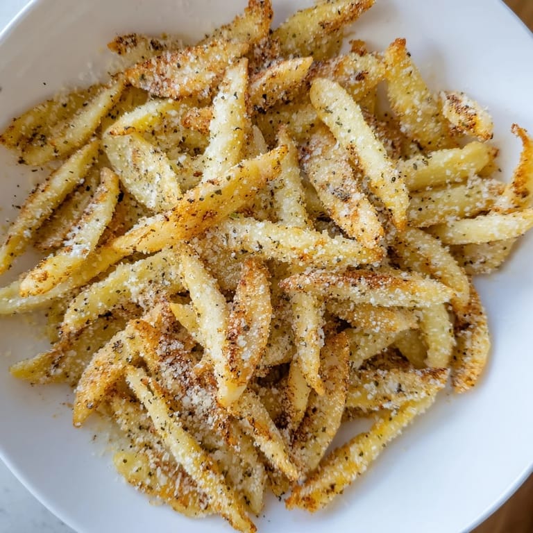 A delicious close-up of crunchy pasta chips, offering a satisfying bite of Italian-American flavor.