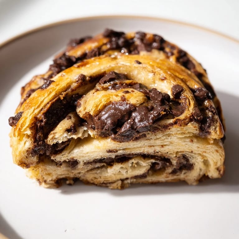 Warm, freshly baked crookies are picture-perfect, exhibiting a rich mix of buttery textures and sweet chocolate.