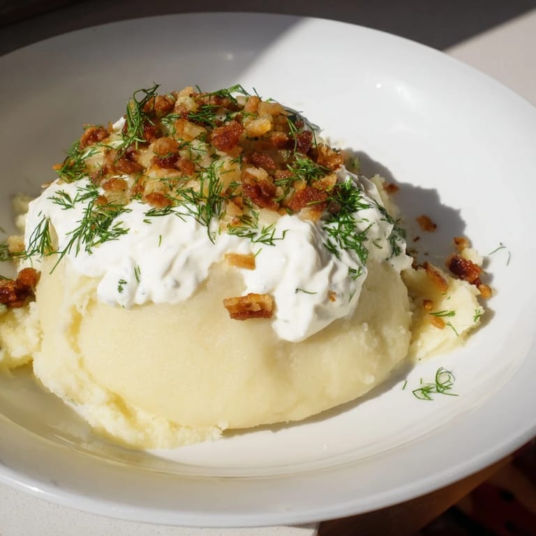 A close-up shot shows golden-brown, cooked Cepelinai glistening on a plate, ready to be enjoyed.