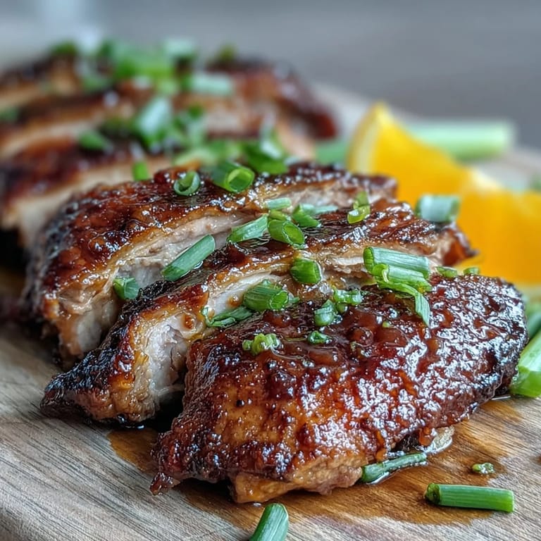 A succulent Five-Spice Roast Ducks carved and fanned on a platter, perfect for a romantic Valentine's dinner.