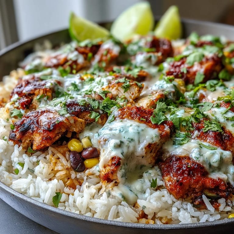 This Pollo Loco Mexican Chicken and Rice with Queso is baked in a skillet for a vibrant, easy dinner.