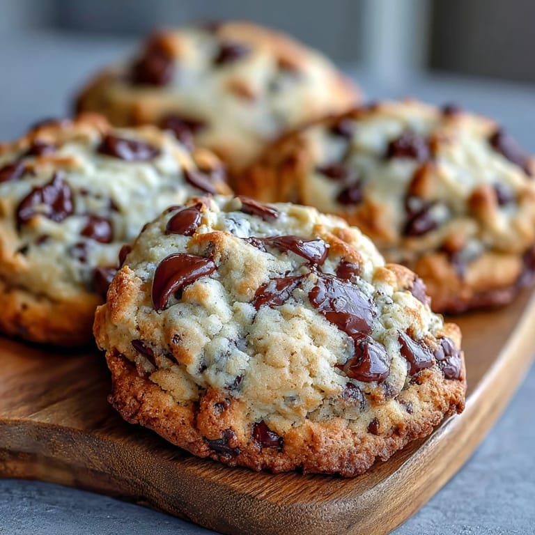 Bite into a soft, chewy Yogurt Chocolate Chip Cookie, revealing a tender crumb and rich chocolate pieces.