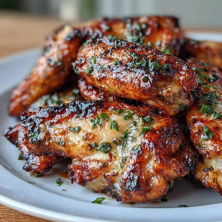 Crispy baked wings tossed in savory garlic parmesan sauce, paired with crunchy celery and cool ranch dip—ideal for low-carb game day snacking.  